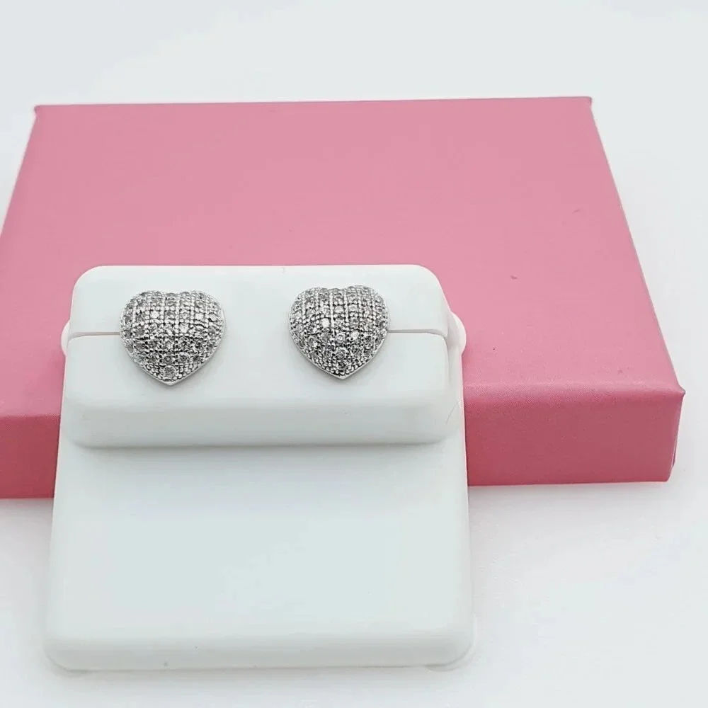 - 925 Sterling Silver Cubic Zirconia Earrings, U19254544
